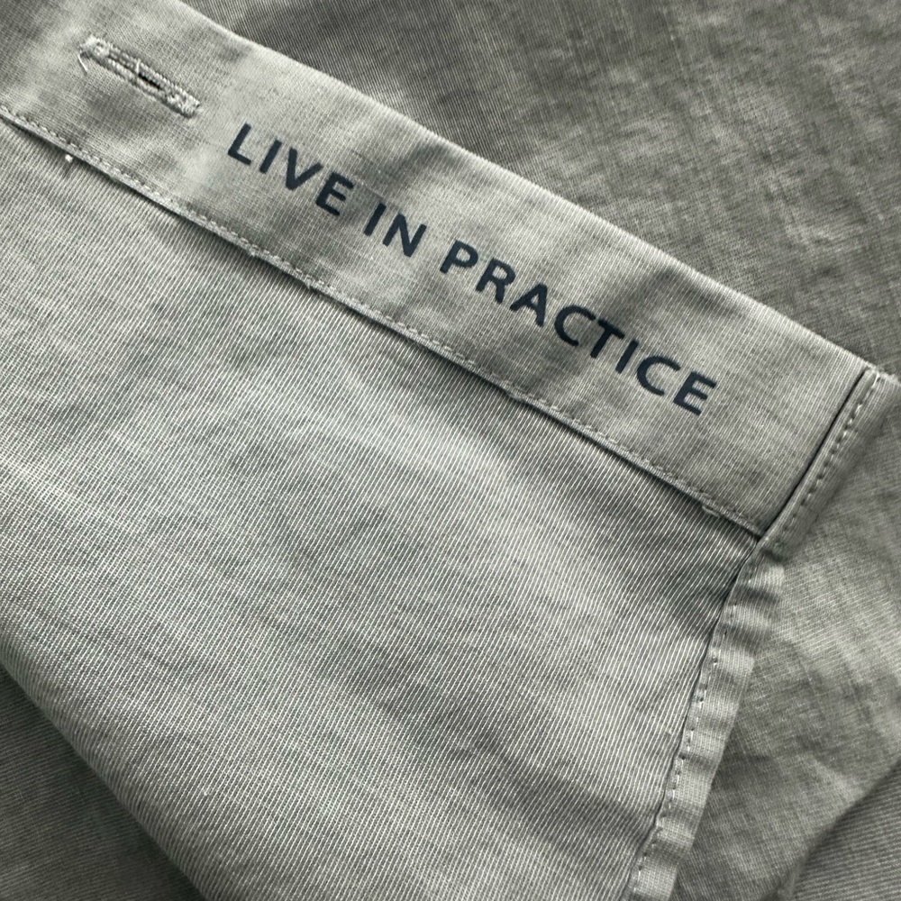 Lululemon Long Sleeve Button Down Medium Light Bl… - image 7